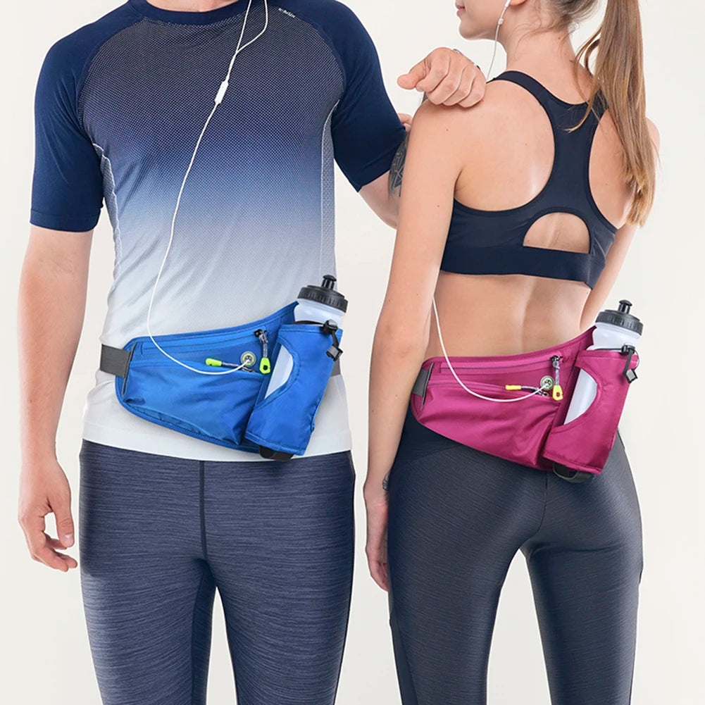 Amelia | Sports Hydration Crossbody Bum Bag with Water Bottle Holder