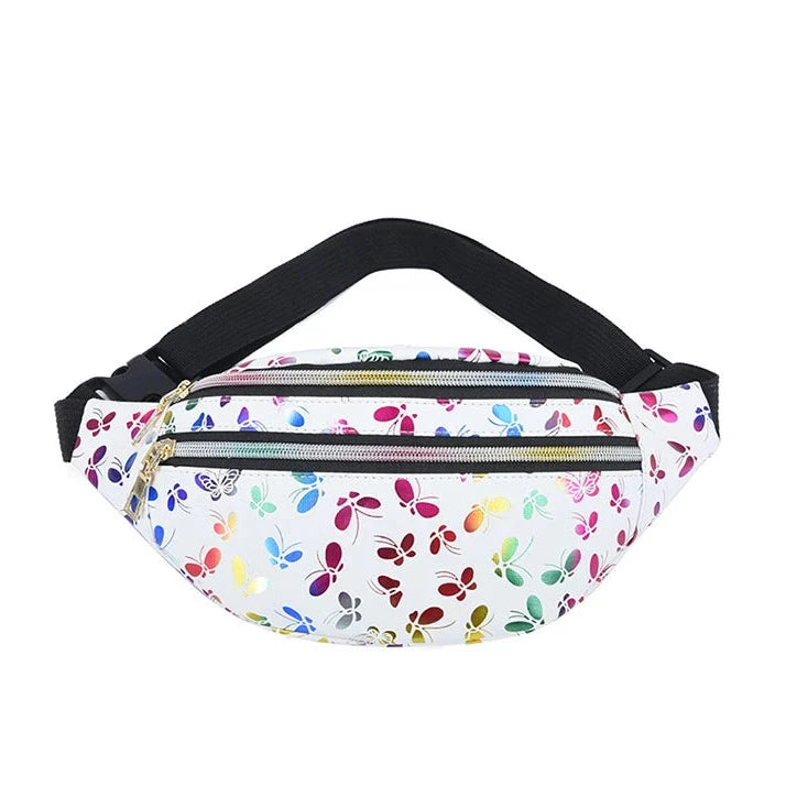 Alina | Women's Butterfly Printed Crossbody Fanny Pack Bum Bag