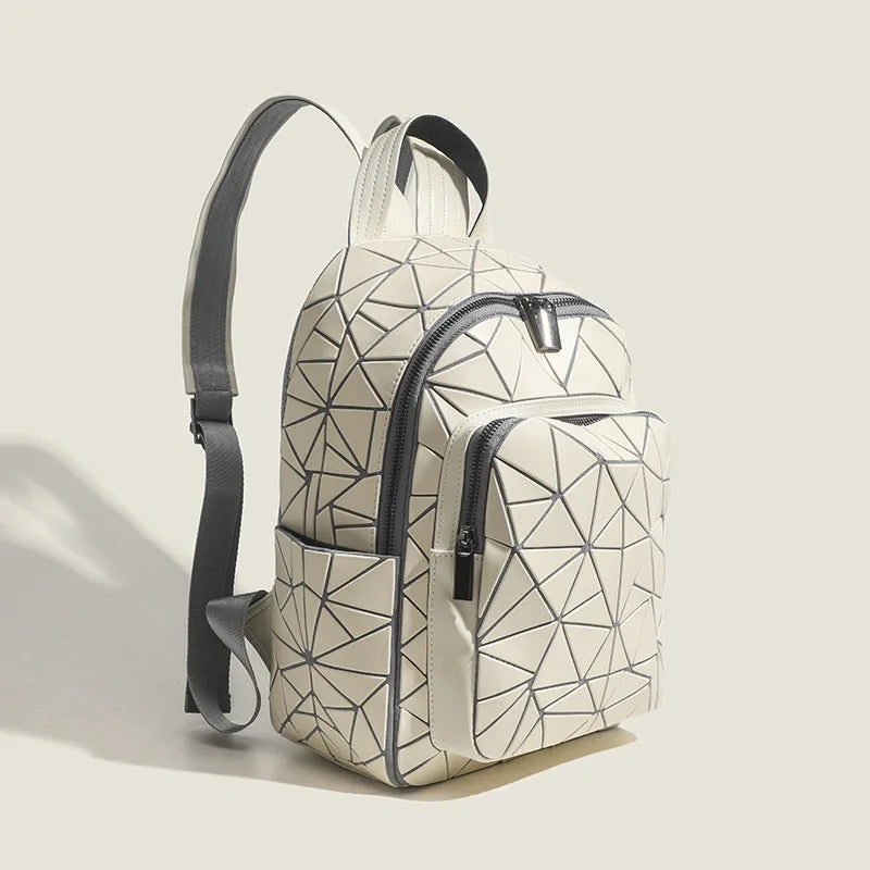 Angelo | Geometric Fashion Large Travel Backpack