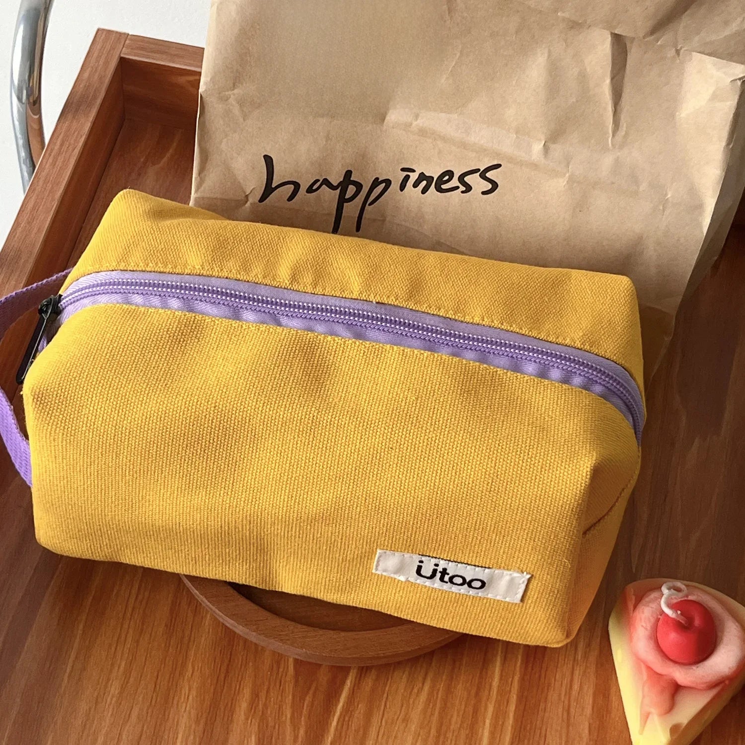 Liliana | Canvas Cosmetic Makeup Bag