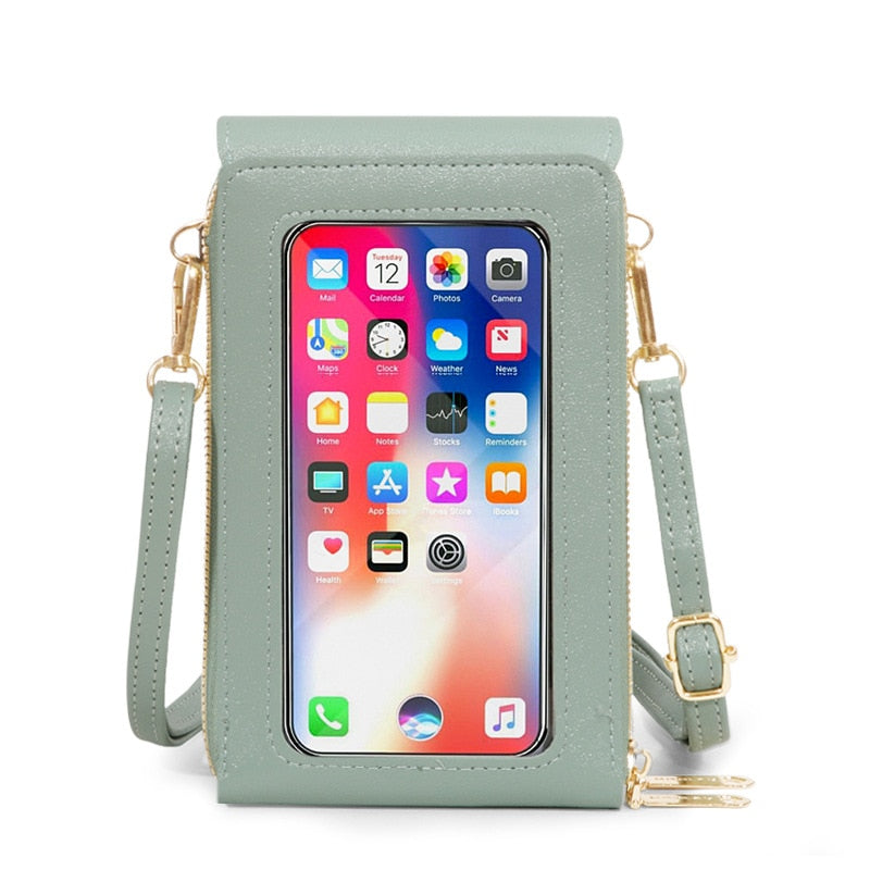 Sophia | Clear Touch Crossbody Phone Bag