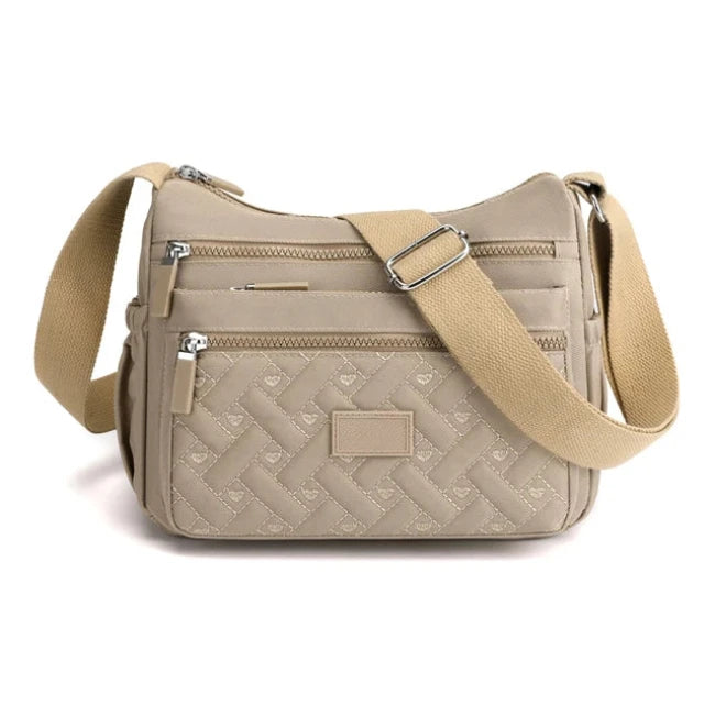 Mia | Women's Waterproof Nylon Multi-Pocket Crossbody Messenger Bag