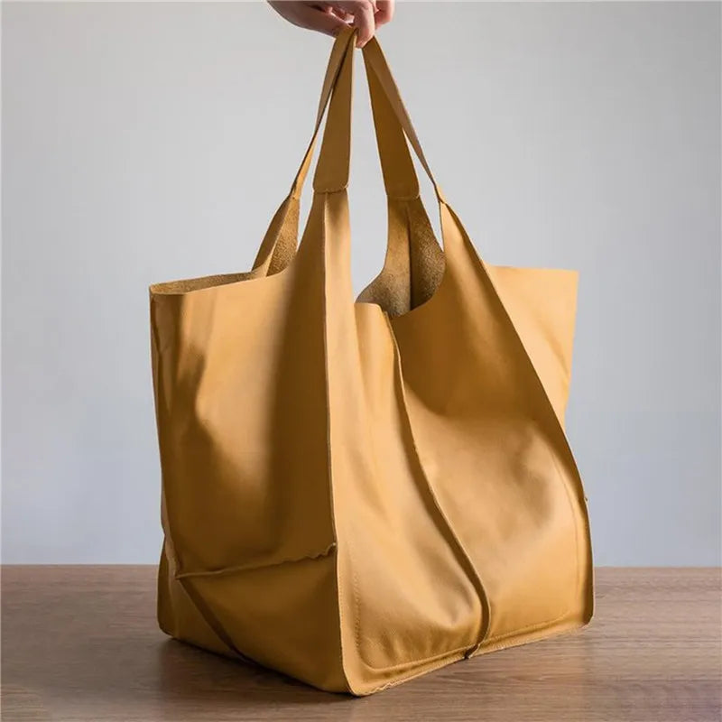 Emma | Women's Large Vegan Leather Tote Shoulder Bag