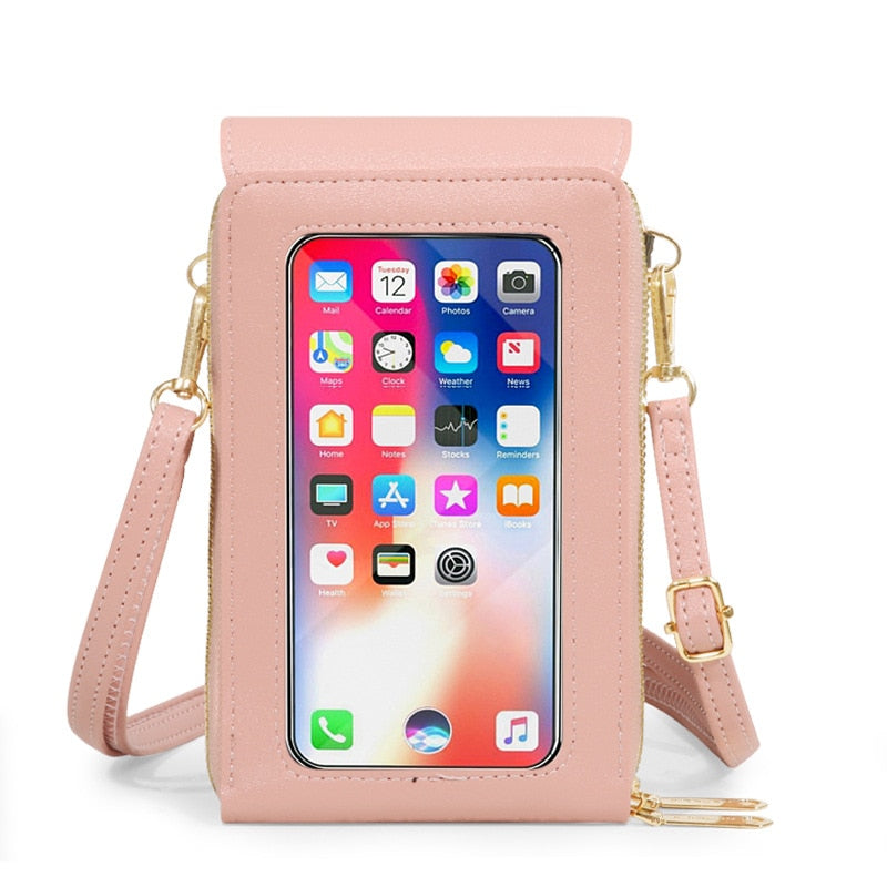 Sophia | Clear Touch Crossbody Phone Bag