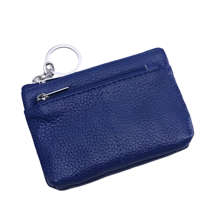 Olivia | Compact Genuine Leather Travel Pouch Wallet with Key Holder