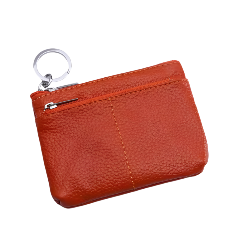 Olivia | Compact Genuine Leather Travel Pouch Wallet with Key Holder