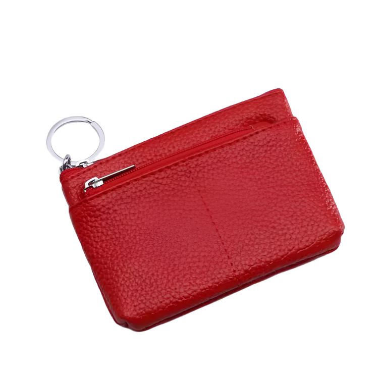 Olivia | Compact Genuine Leather Travel Pouch Wallet with Key Holder