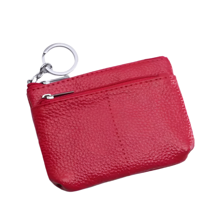 Olivia | Compact Genuine Leather Travel Pouch Wallet with Key Holder