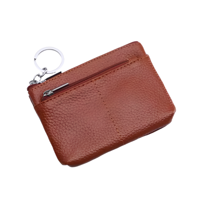 Olivia | Compact Genuine Leather Travel Pouch Wallet with Key Holder