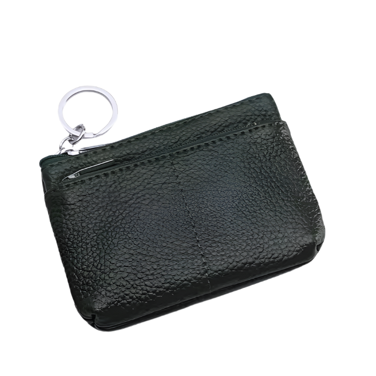 Olivia | Compact Genuine Leather Travel Pouch Wallet with Key Holder