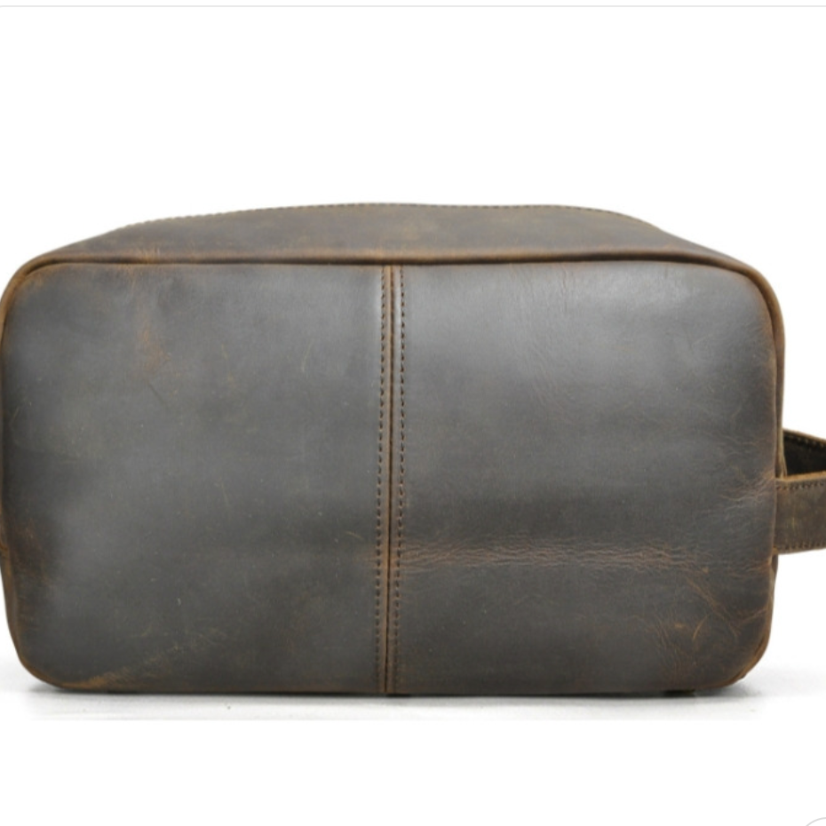 Marcus | Leather Cosmetic Makeup Toiletry Bag