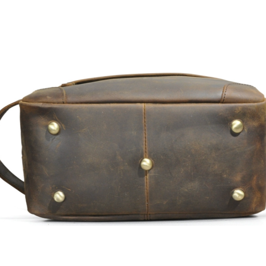 Marcus | Leather Cosmetic Makeup Toiletry Bag