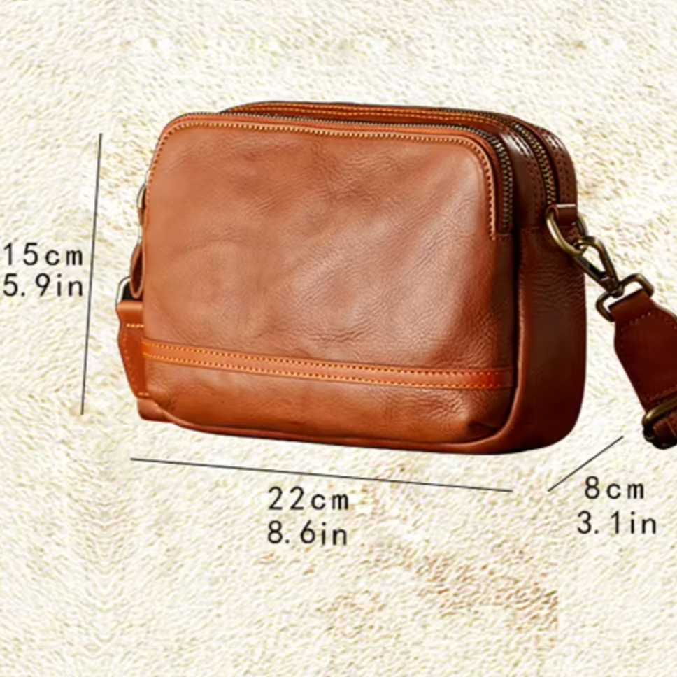 Noah | Retro Genuine Leather Crossbody Sling Bag