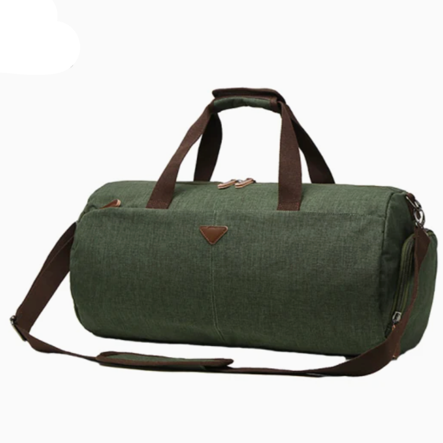 Liam | Vintage Travel Weekender Garment Duffle Bag