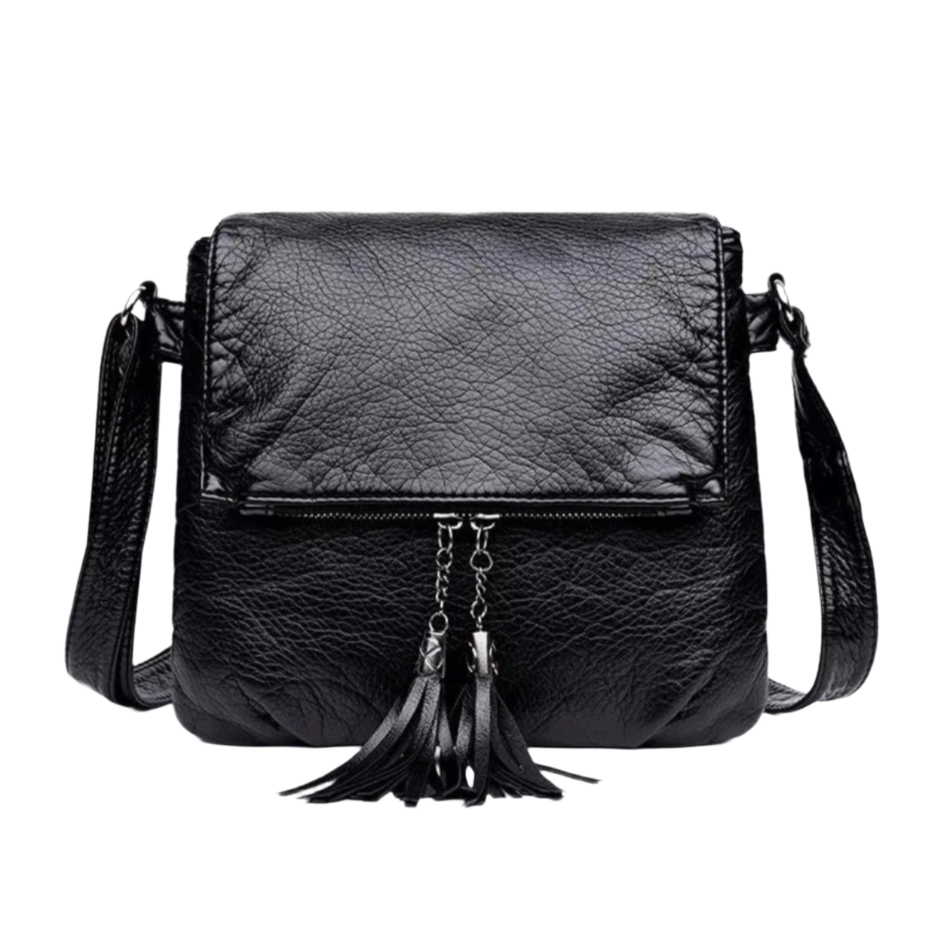 Neri | Tassel Leather Crossbody Bag