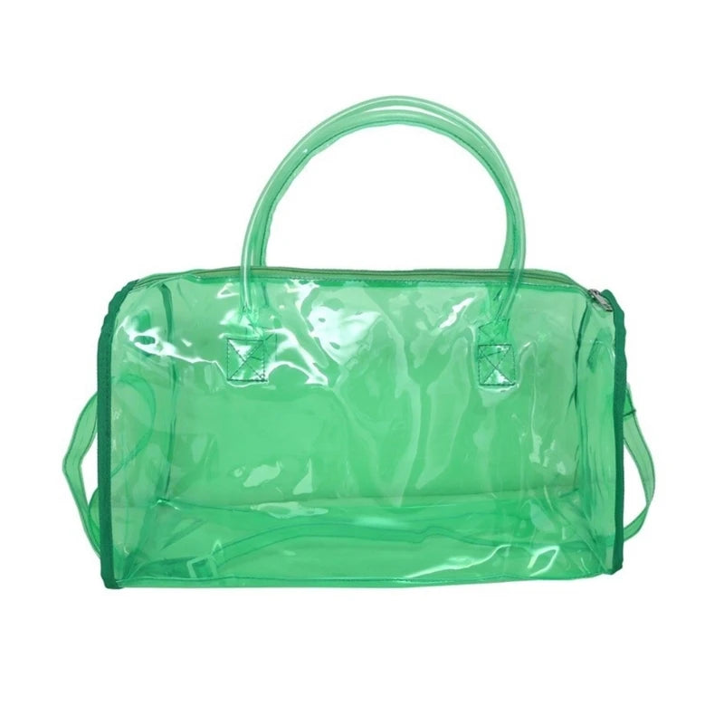 Sienna | Transparent PVC Sports Travel Duffle Bag