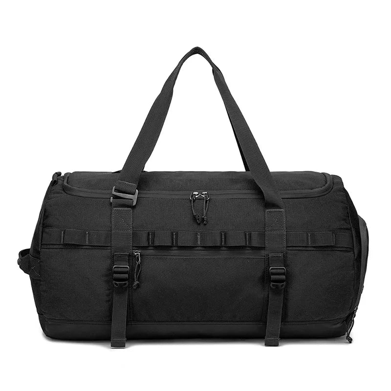 Rylee | Men's 50L Nylon Sports Travel Duffle Bag with Shoe Compartment