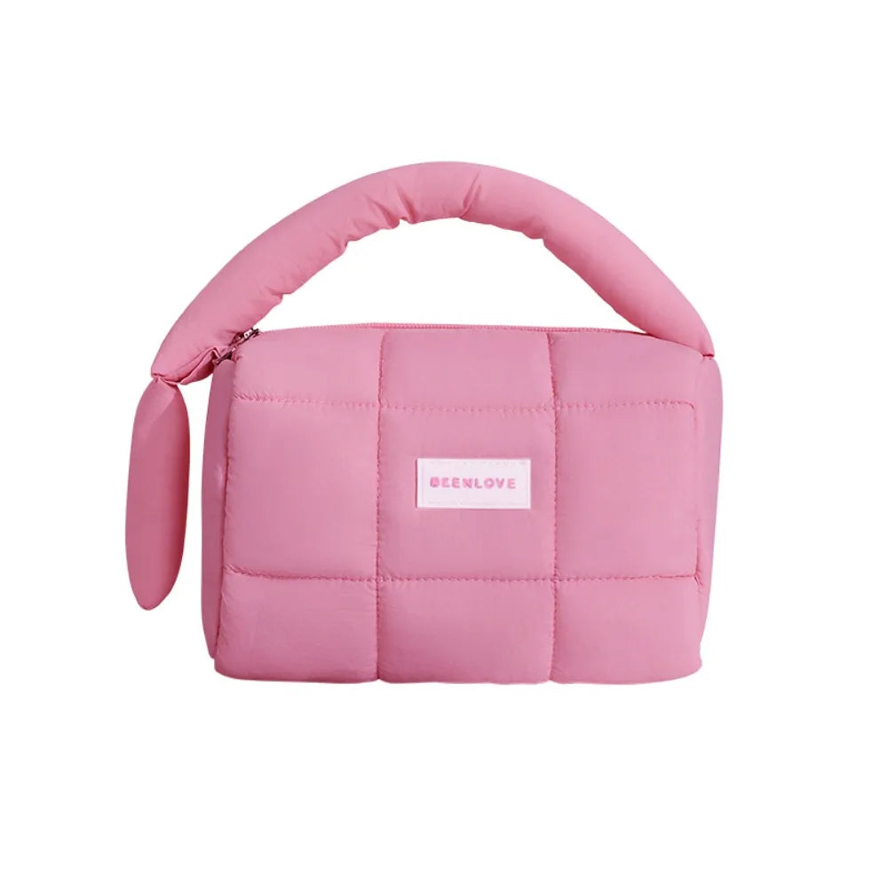 Hailey | Soft Padded Puffy Cosmetic Makeup Travel Bag