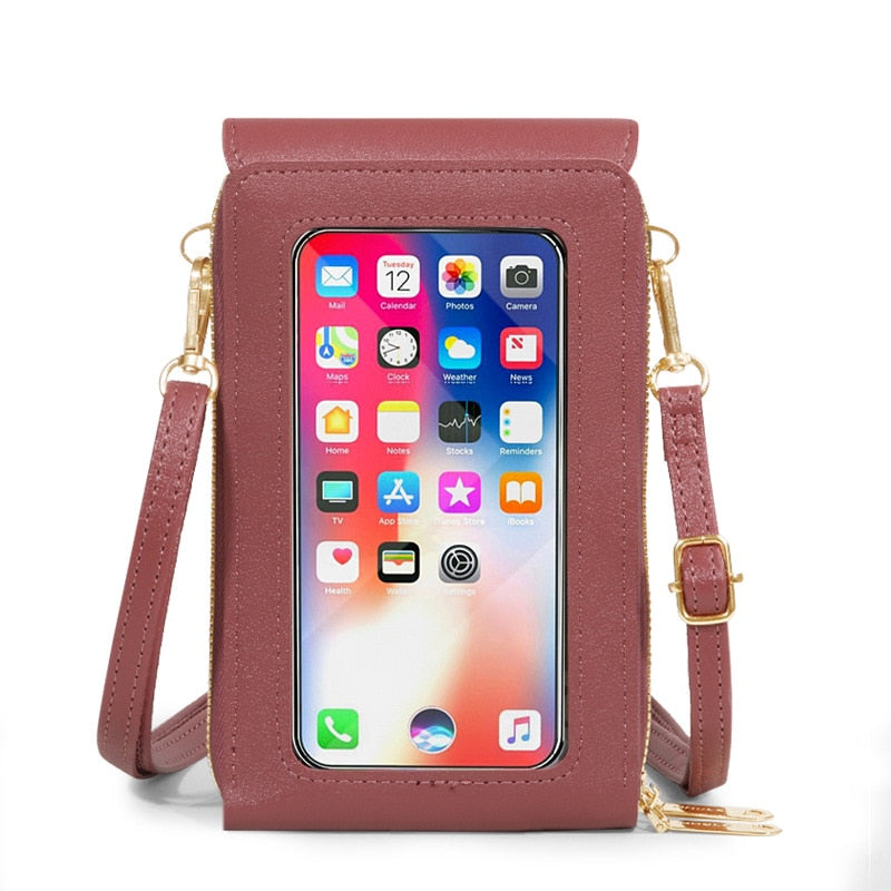 Sophia | Clear Touch Crossbody Phone Bag