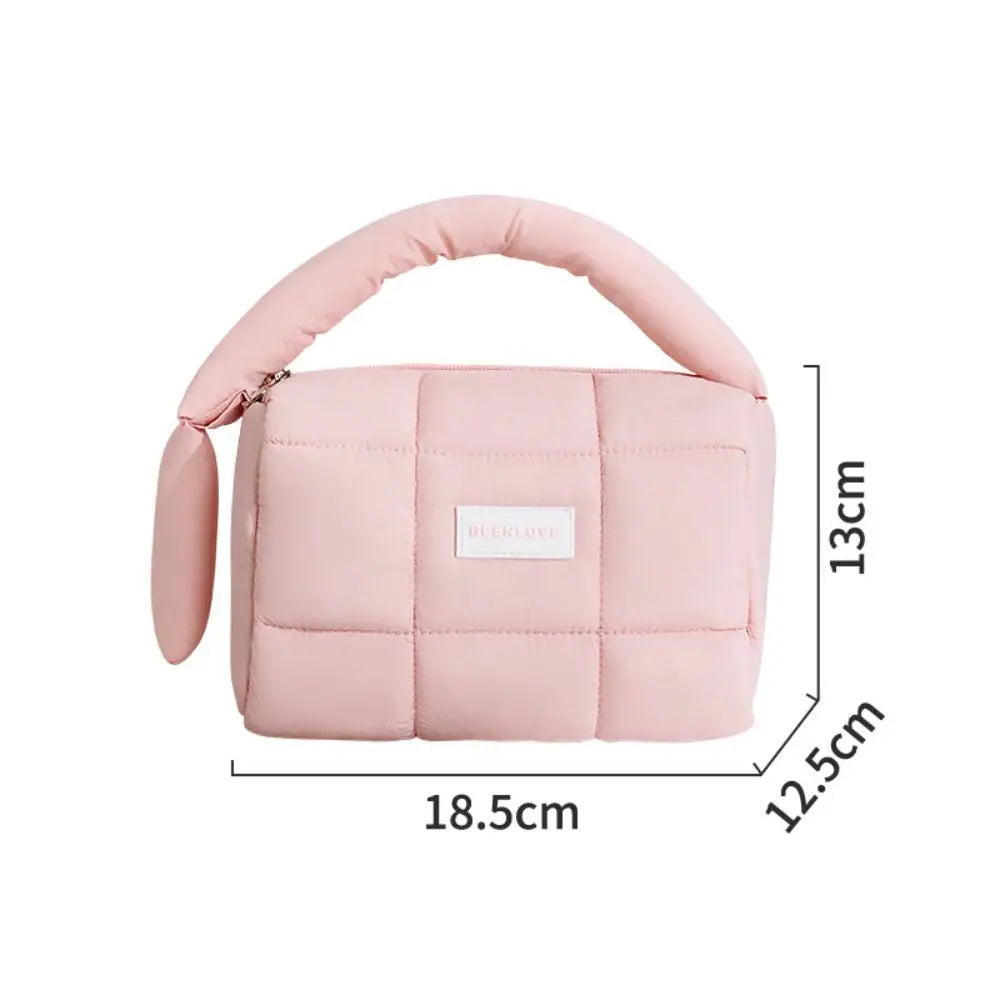 Hailey | Soft Padded Puffy Cosmetic Makeup Travel Bag