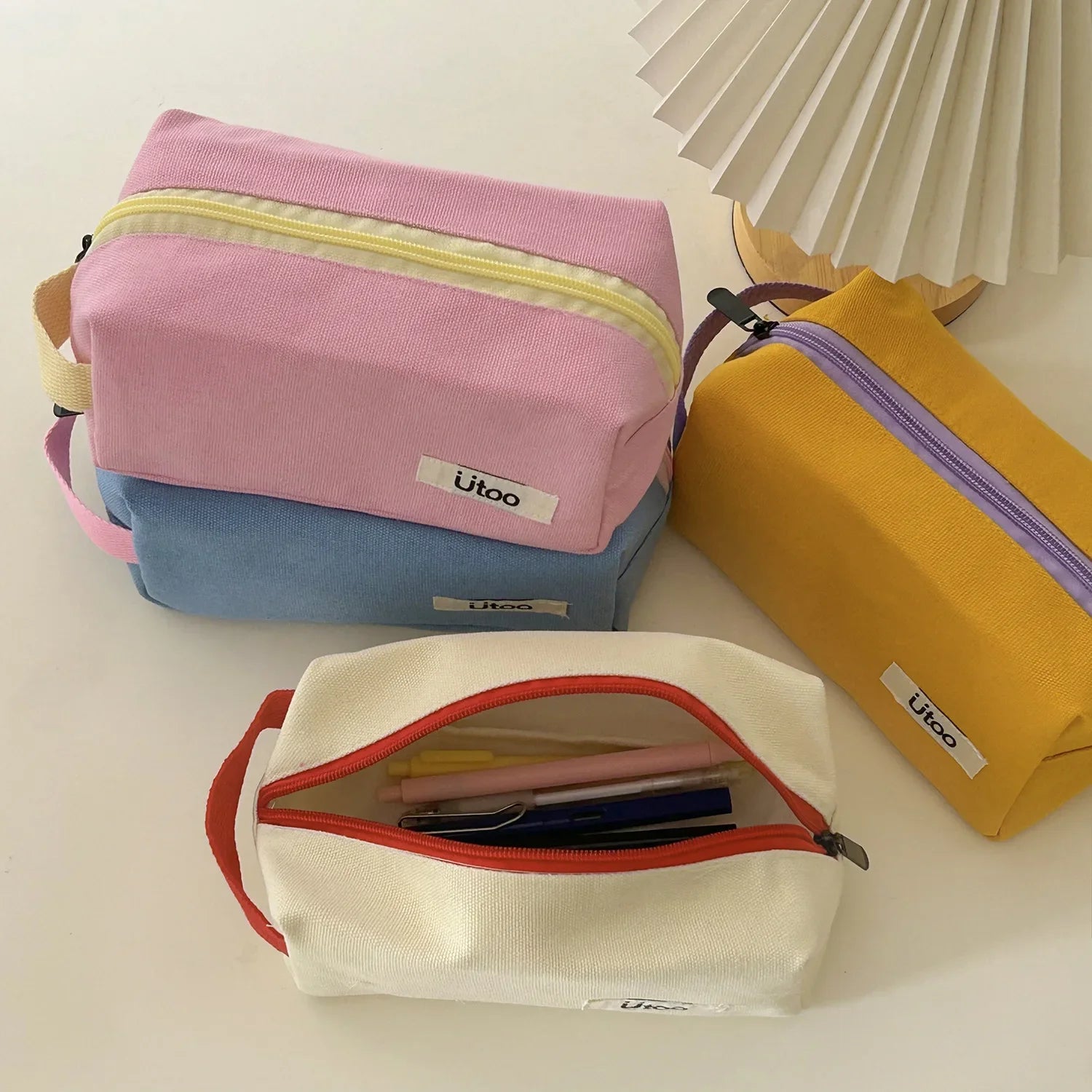 Liliana | Canvas Cosmetic Makeup Bag