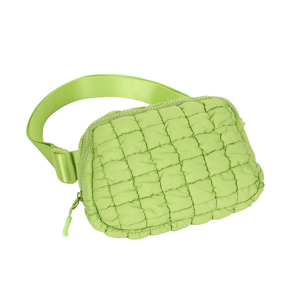 Mila | Quilted Puffer Crossbody Fanny Pack Bum Bag