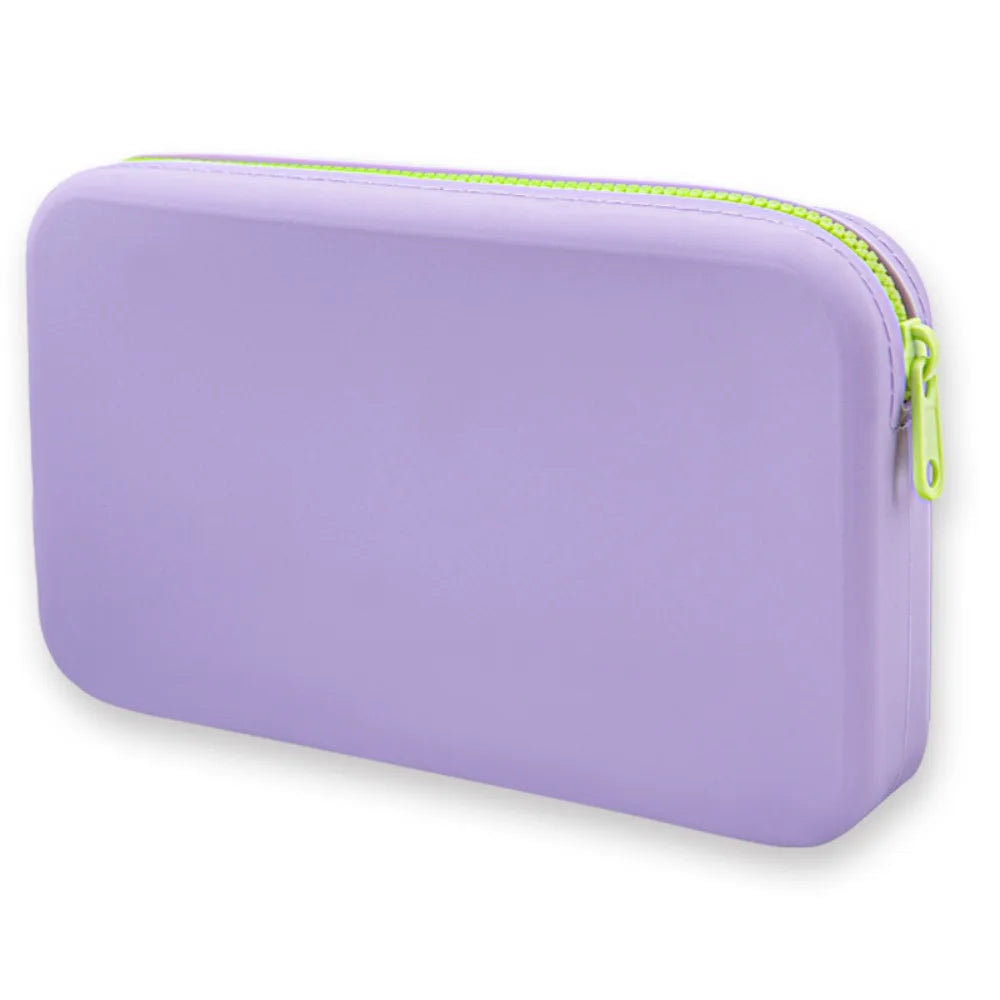 Alice | Large Waterproof Silicone Toiletry Cosmetic Makeup Bag