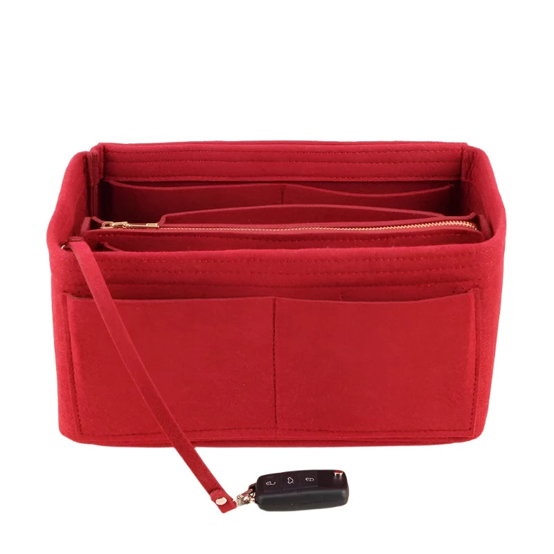 Poppy | Felt Insert Cosmetic Makeup Toiletry Bag Travel Organiser