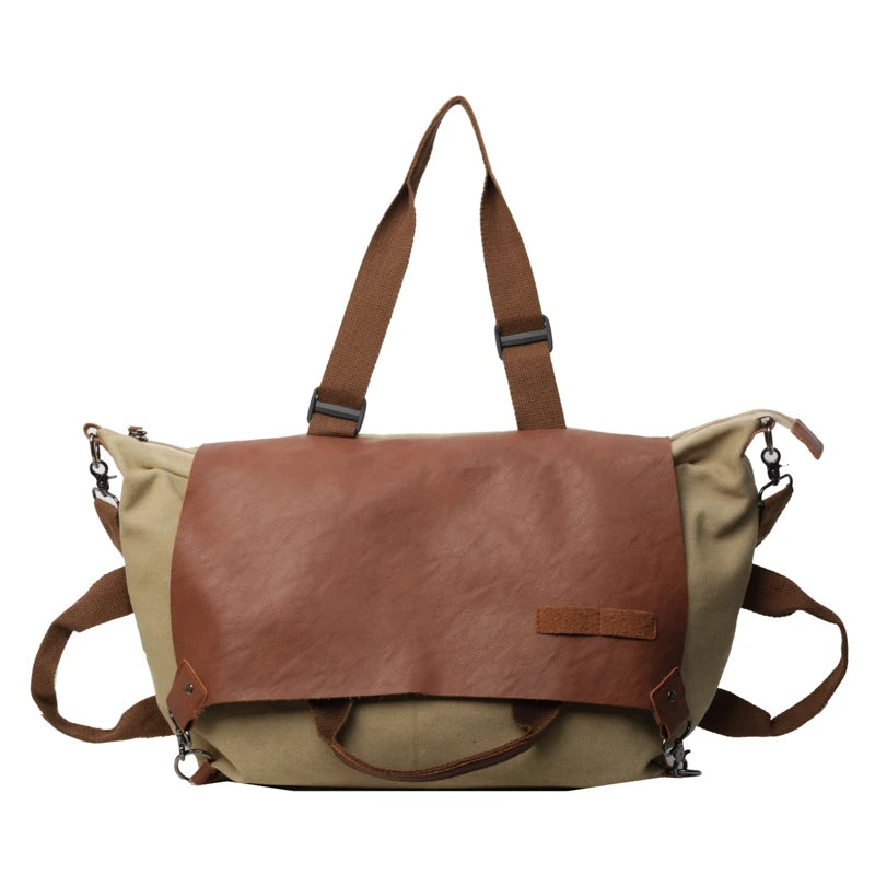 Clara | Retro Canvas Large Capacity Crossbody Messenger Bag