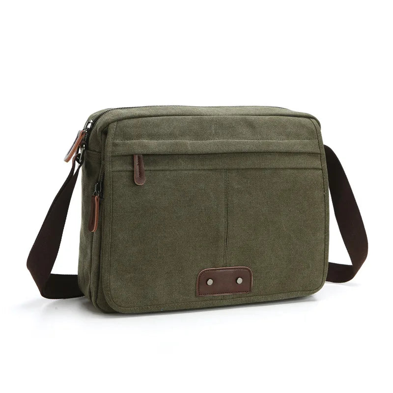 Samuel | Vintage Canvas Men's Crossbody Messenger Bag