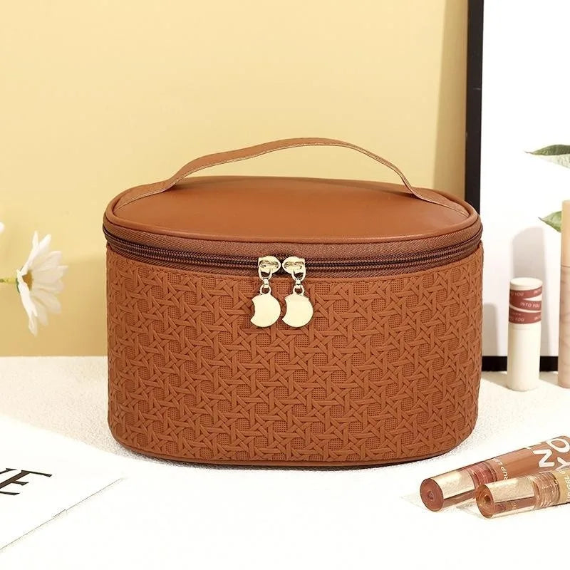 Ximena | Large Capacity PU Leather Travel Cosmetic Makeup Bag