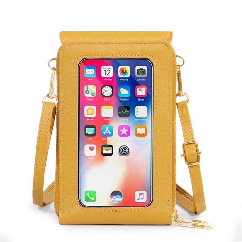 Sophia | Clear Touch Crossbody Phone Bag