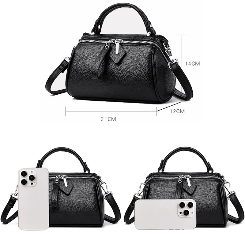 Marie | Elegant Leather Crossbody Sling Handbag