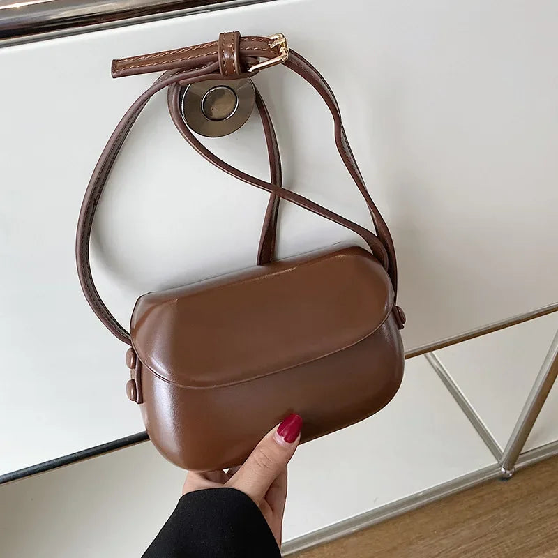 Elise | Women's Retro Saddle Leather Crossbody Handbag