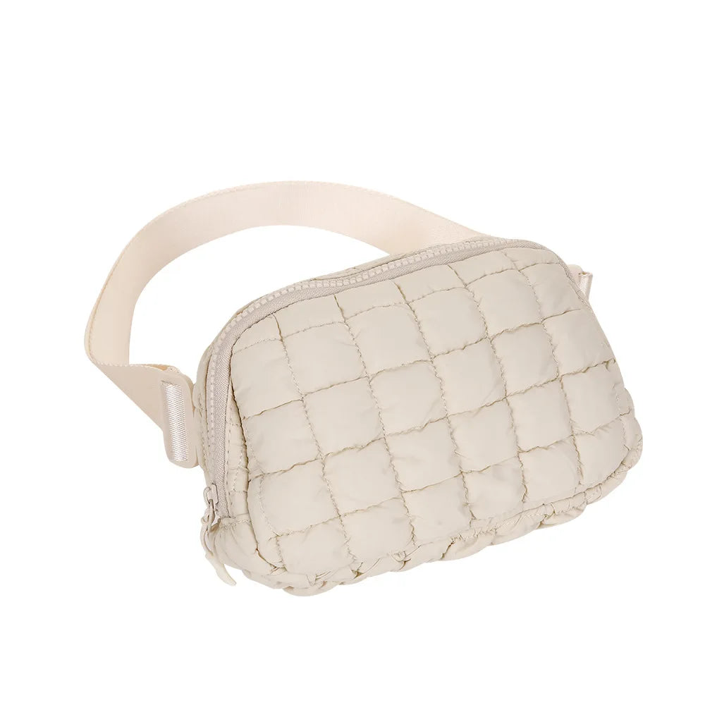 Mila | Quilted Puffer Crossbody Fanny Pack Bum Bag