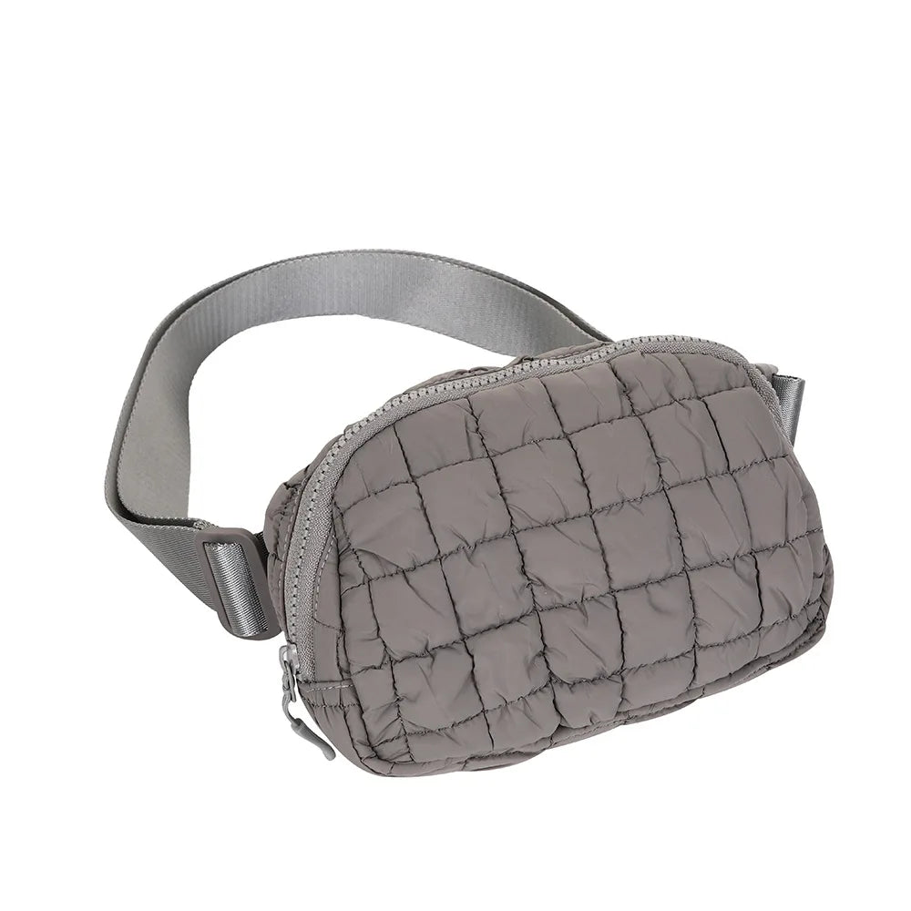 Mila | Quilted Puffer Crossbody Fanny Pack Bum Bag