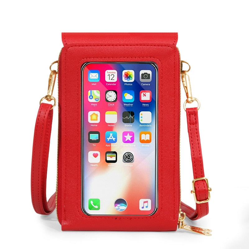 Sophia | Clear Touch Crossbody Phone Bag