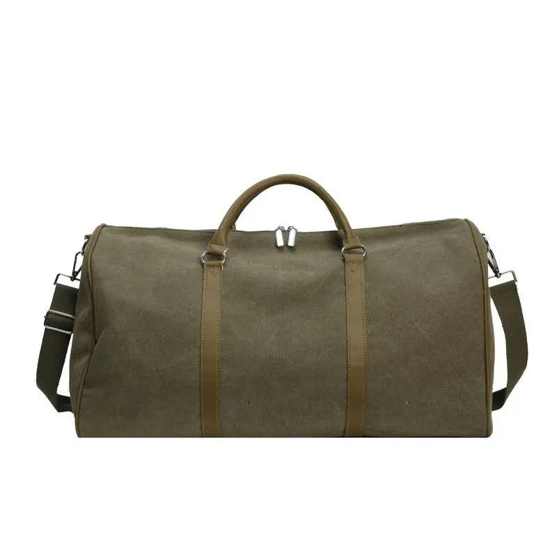 Charles | Vintage Canvas Weekender Travel Duffle Bag