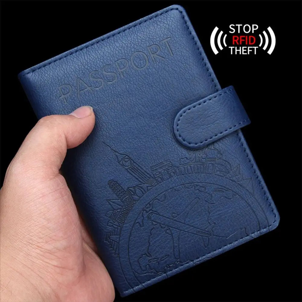 Emma | RFID Leather Passport Holder Travel Wallet