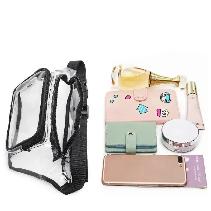 Casey | Clear Stadium Approved Waterproof Crossbody Bum Bag