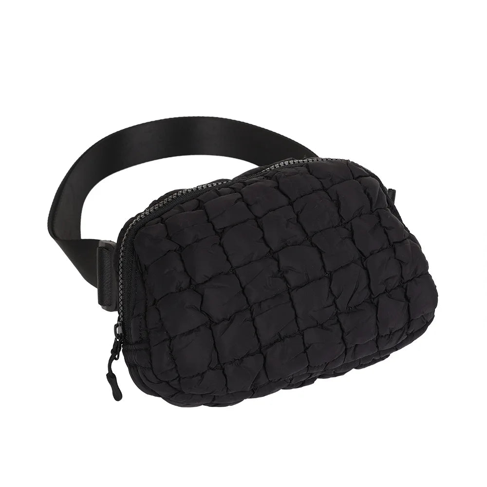 Mila | Quilted Puffer Crossbody Fanny Pack Bum Bag