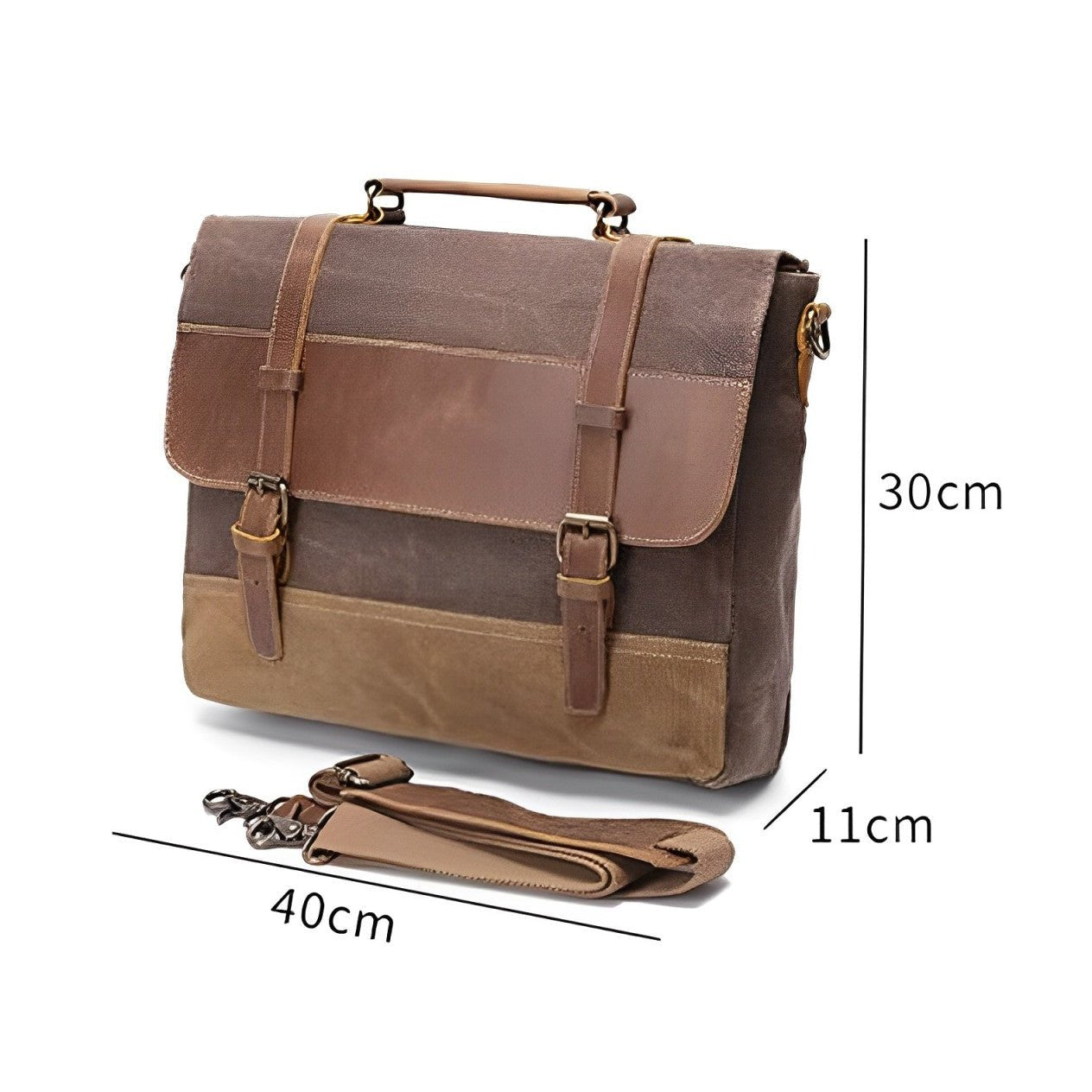 Thomas | Vintage Water-Resistant Canvas Crossbody Messenger Travel Bag