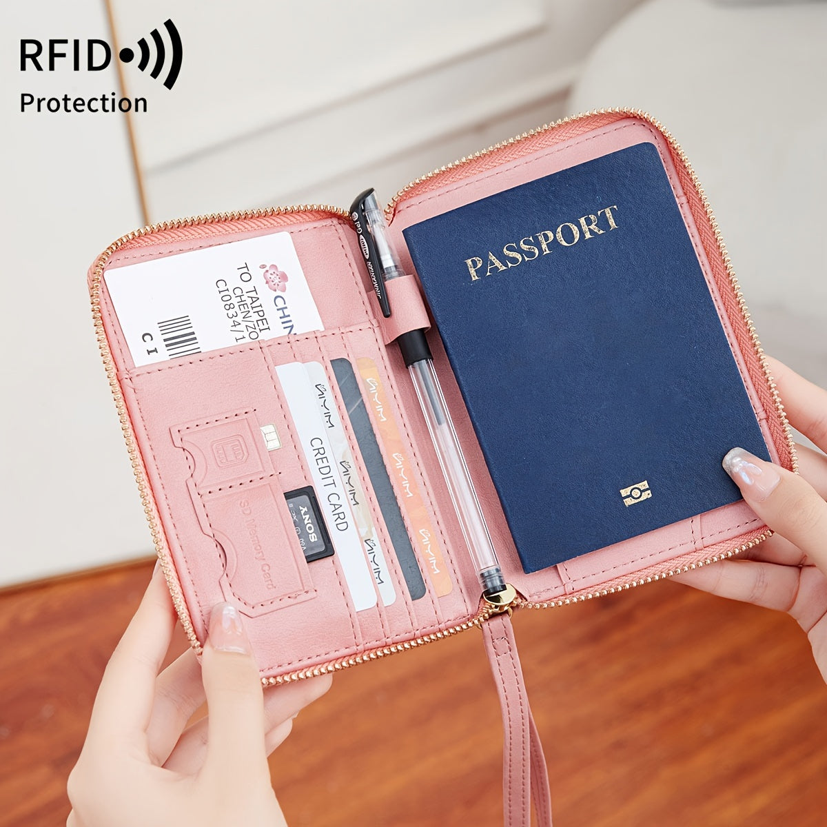 RFID-Secure Travel Wallet