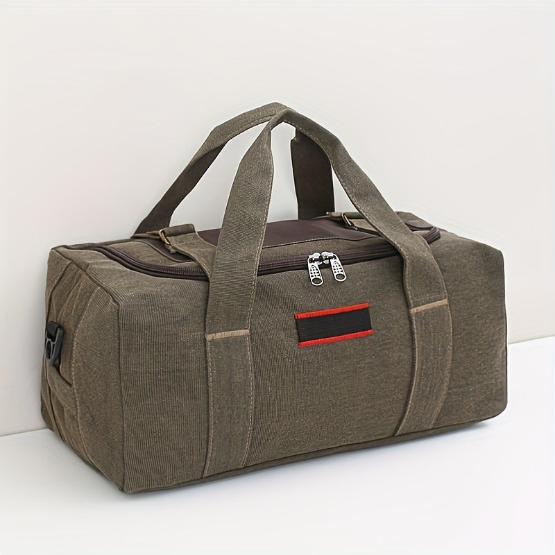 Spacious Canvas Duffle Bag