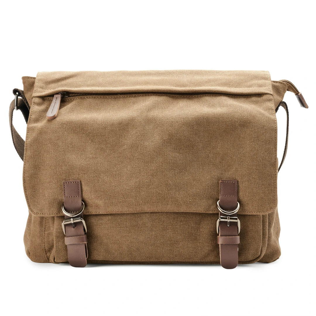 Jacob | Rugged Canvas Men's Crossbody Messenger Bag