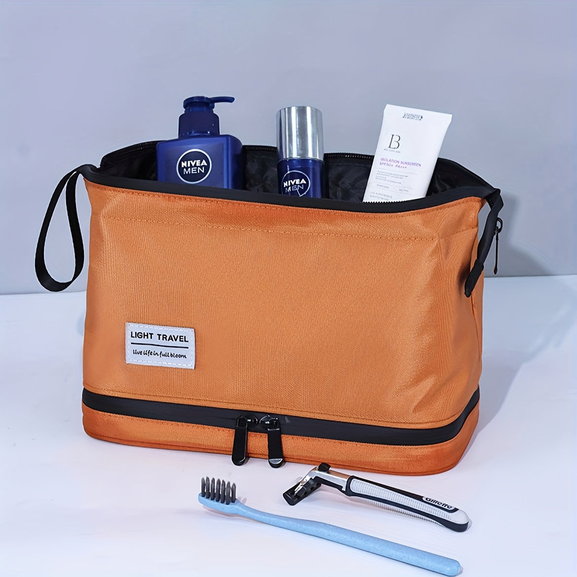 Spacious Multi-Compartment Toiletry Bag