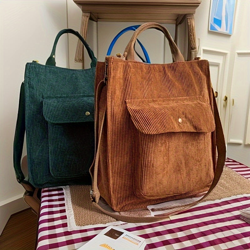 Sofia | Corduroy Totes Bag