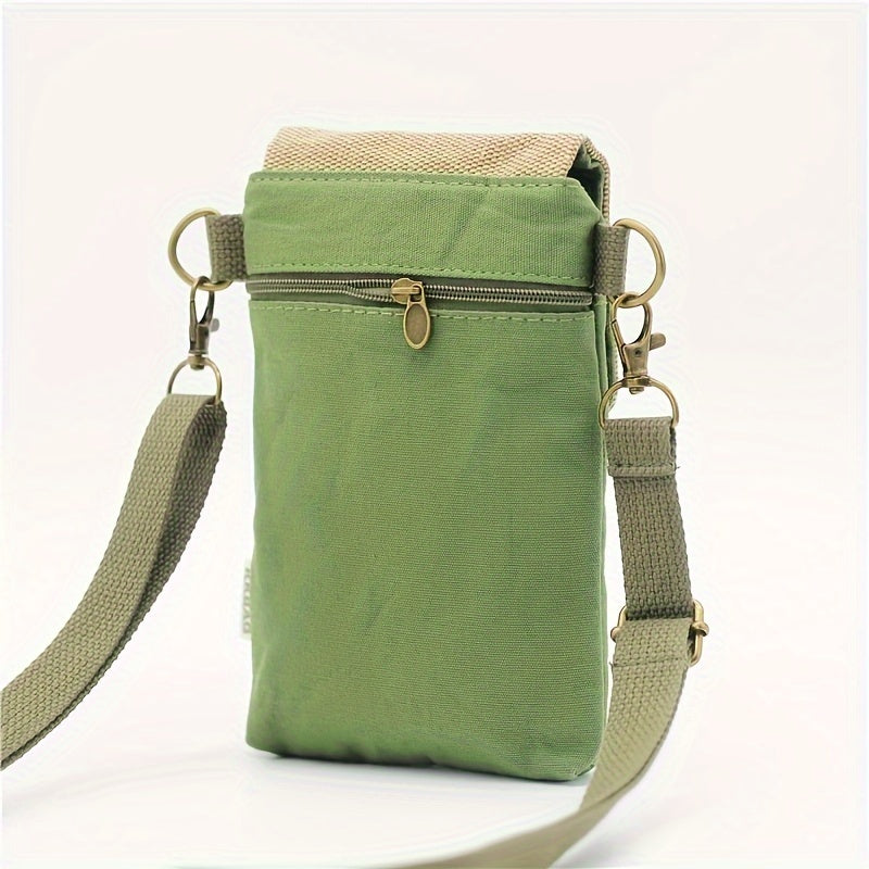 Elena | Retro Canvas Mobile Phone Bag