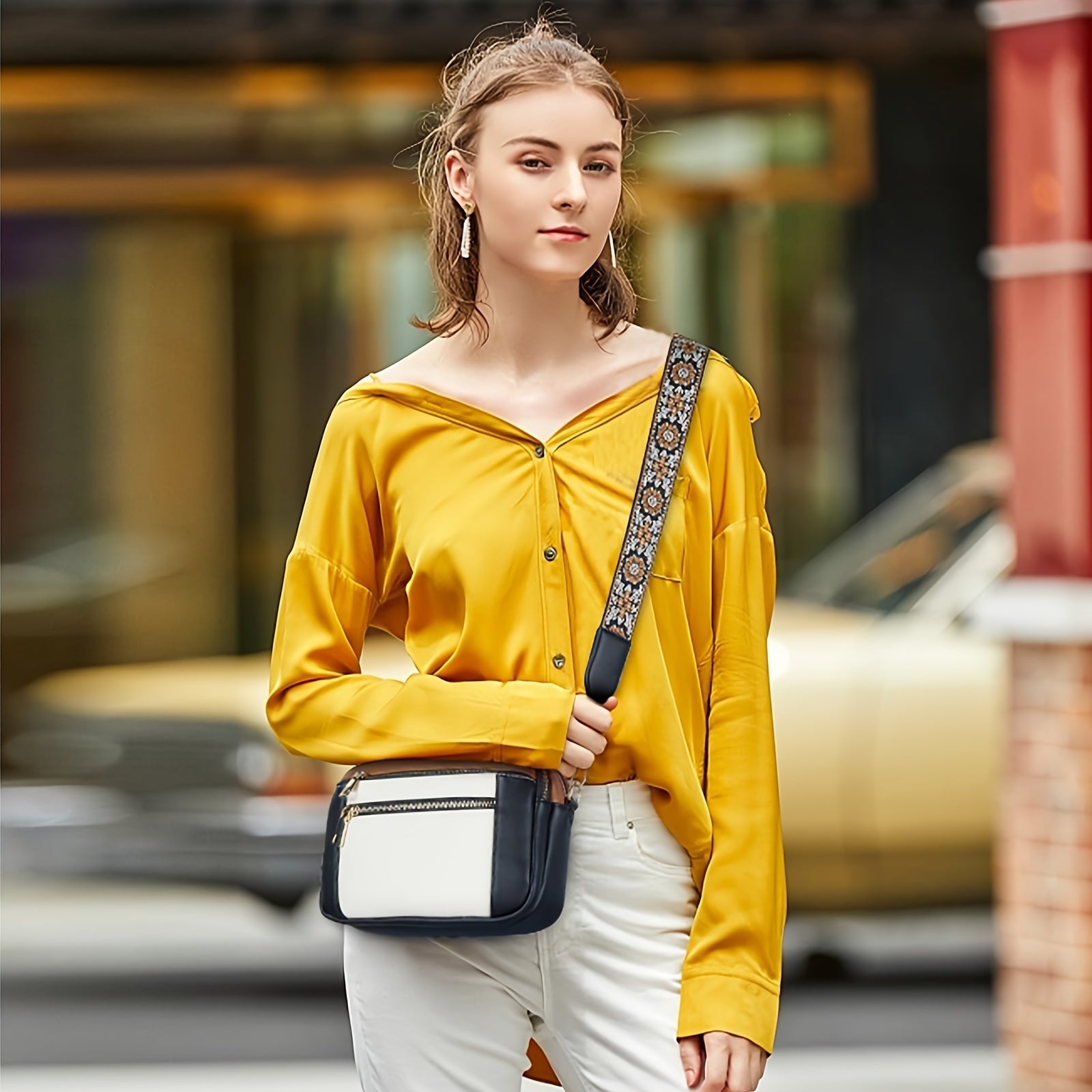 Renata | Vegan Leather Crossbody Bag