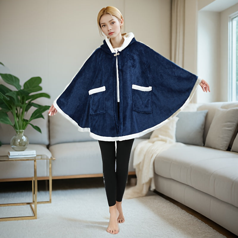 Stella | Soft Plush Hooded Wearable Travel Blanket